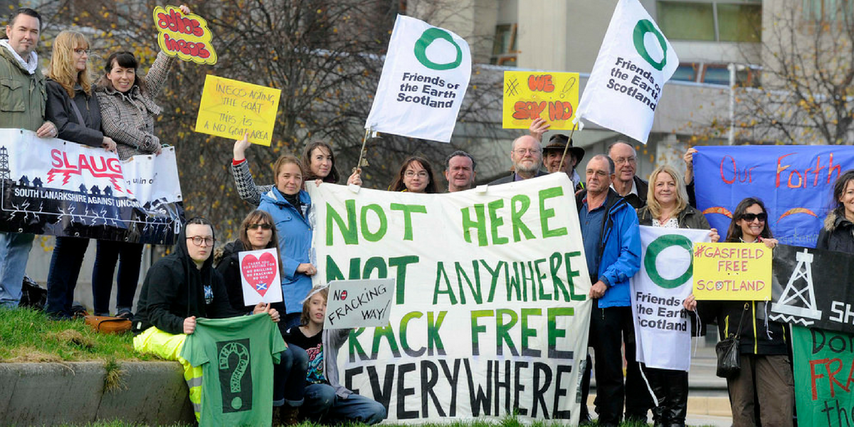 The anti-fracking movement